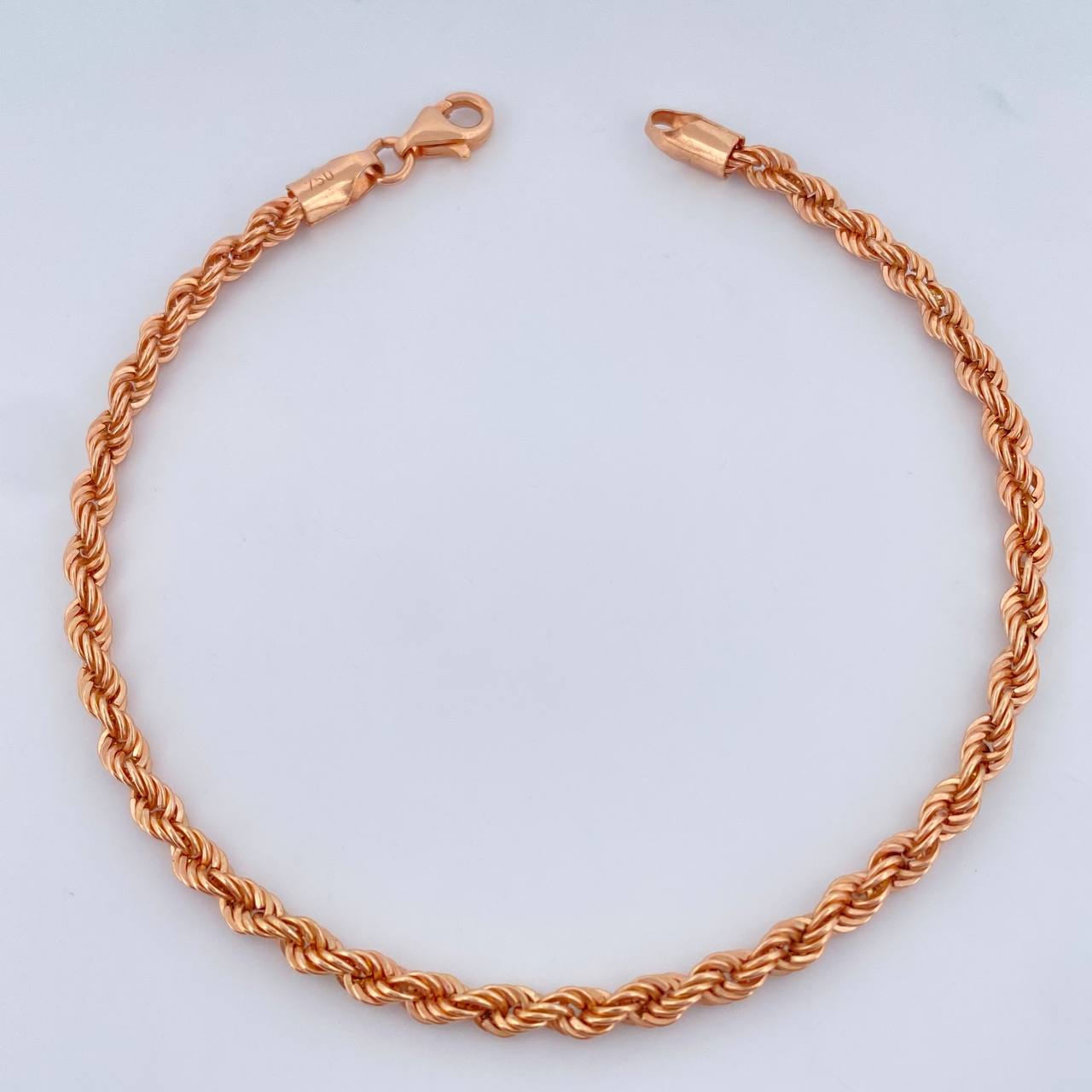Pulso Lazo 3gr / 19cm / 3mm Oro Rosa +3 18K %