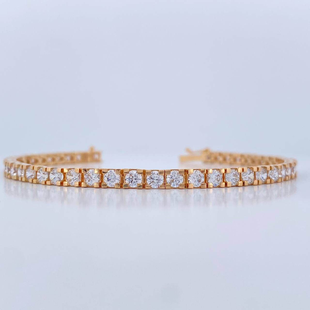 Pulso Tennis 18.95gr / 20cm / 4mm Oro Amarillo 18K +