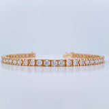 Pulso Tennis 18.95gr / 20cm / 4mm Oro Amarillo 18K +