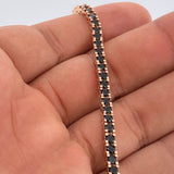 Pulso Tennis 13.45gr / 17.9cm / 3mm Oro Rosa 18K %