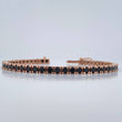 Pulso Tennis 13.45gr / 17.9cm / 3mm Oro Rosa 18K %