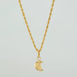 Set Cadena y Dije Lazo + Luna 1.1gr / 40.2cm / 1.23mm Oro Amarillo 18K (Oferta) &