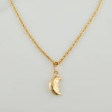 Set Cadena y Dije Lazo + Luna 1.1gr / 40.2cm / 1.23mm Oro Amarillo 18K (Oferta) &