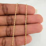 Set Cadena y Dije Lazo + Luna 1.1gr / 40.2cm / 1.23mm Oro Amarillo 18K (Oferta) &