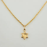 Set Cadena y Dije Lazo + Estrella David 1.05gr / 39.9cm / 1.09mm Oro Amarillo 18K (Oferta) &
