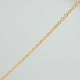 Set Cadena y Dije Aro Seguido + Corazon 1.55gr / 45.4cm / 0.96mm Oro Amarillo 18K (Oferta)&