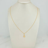 Set Cadena y Dije Aro Seguido + Estrella David 1.6gr / 45.5cm / 1.01mm Oro Amarillo 18K (Oferta) &