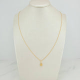 Set Cadena y Dije Aro Seguido + Corazon 1.55gr / 45.4cm / 0.96mm Oro Amarillo 18K (Oferta)&