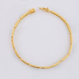 Pulso Eslabones Tupidos 10.8g / 19.5cm / 3.3mm Oro Amarillo 18K