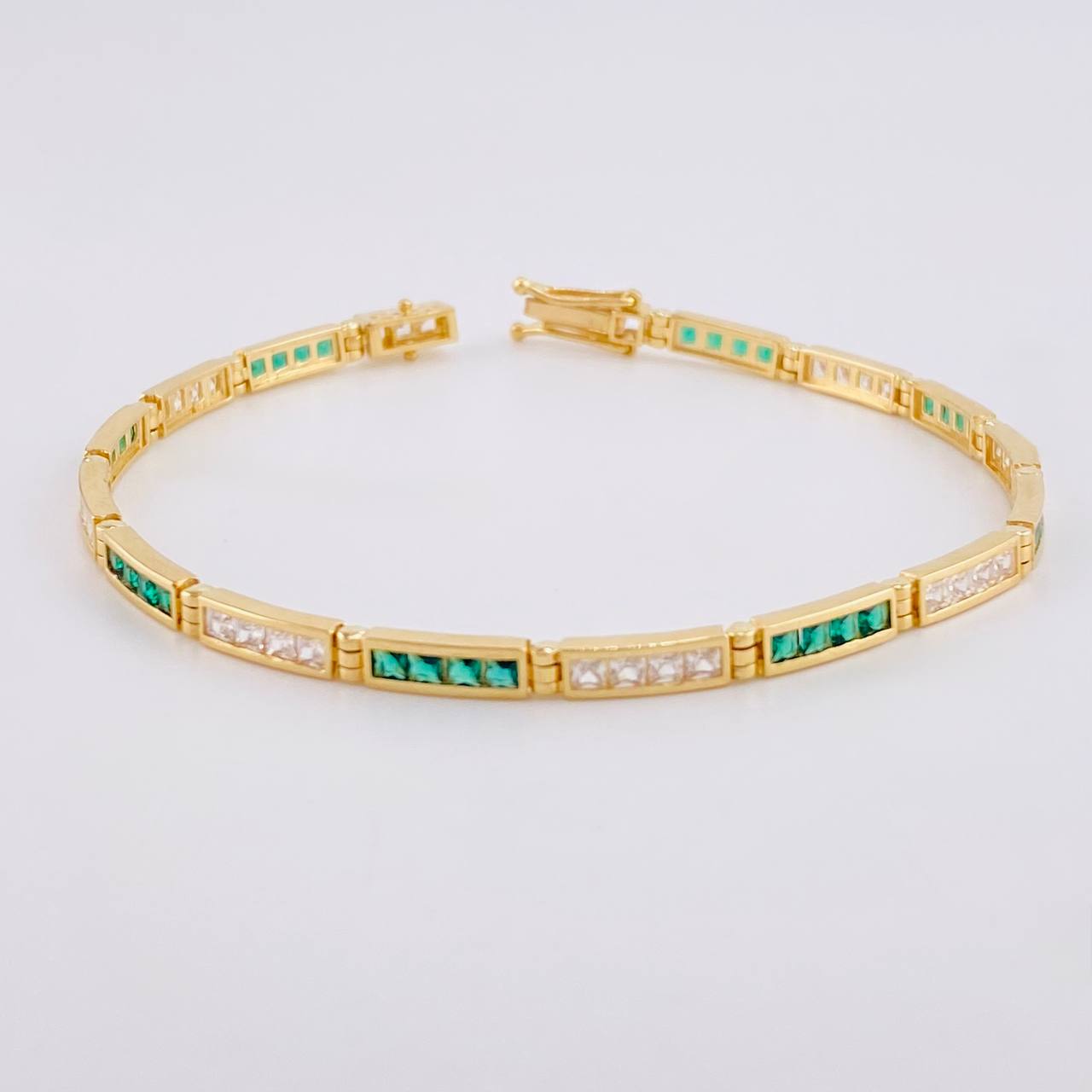 Pulso Eslabones Tupidos 10.8g / 19.5cm / 3.3mm Oro Amarillo 18K