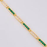 Pulso Eslabones Tupidos 10.8g / 19.5cm / 3.3mm Oro Amarillo 18K