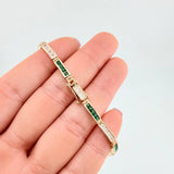 Pulso Eslabones Tupidos 10.8g / 19.5cm / 3.3mm Oro Amarillo 18K