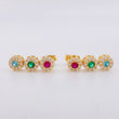 Topos Halo Tupido 3.5g / 17.5mm Oro Amarillo 18K