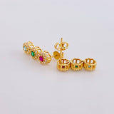 Topos Halo Tupido 3.5g / 17.5mm Oro Amarillo 18K