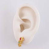 Topos Halo Tupido 3.5g / 17.5mm Oro Amarillo 18K