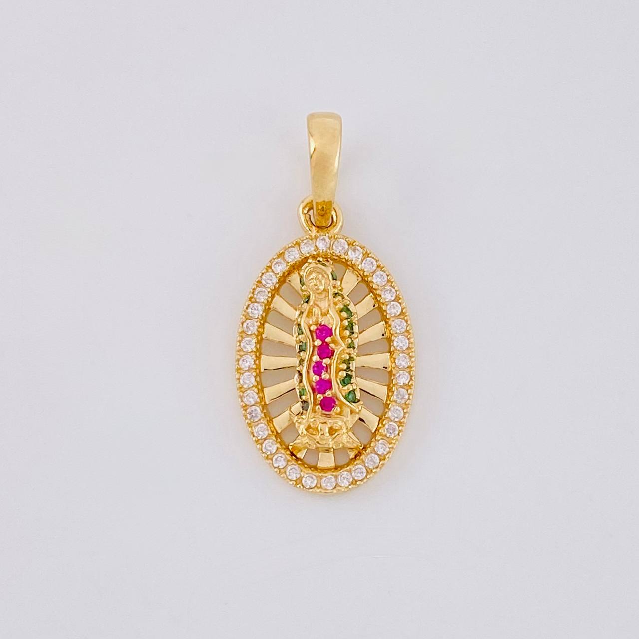 Dije Destellos Virgen Guadalupe 2.3g / 2.5cm Oro Amarillo 18K