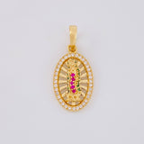 Dije Destellos Virgen Guadalupe 2.3g / 2.5cm Oro Amarillo 18K