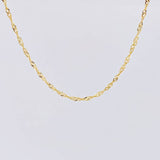 Cadena Singapur 1.6g / 50cm / 1.8mm Oro Amarillo 18K