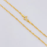 Cadena Singapur 1.65g / 50.3cm / 1.8mm Oro Amarillo 18K