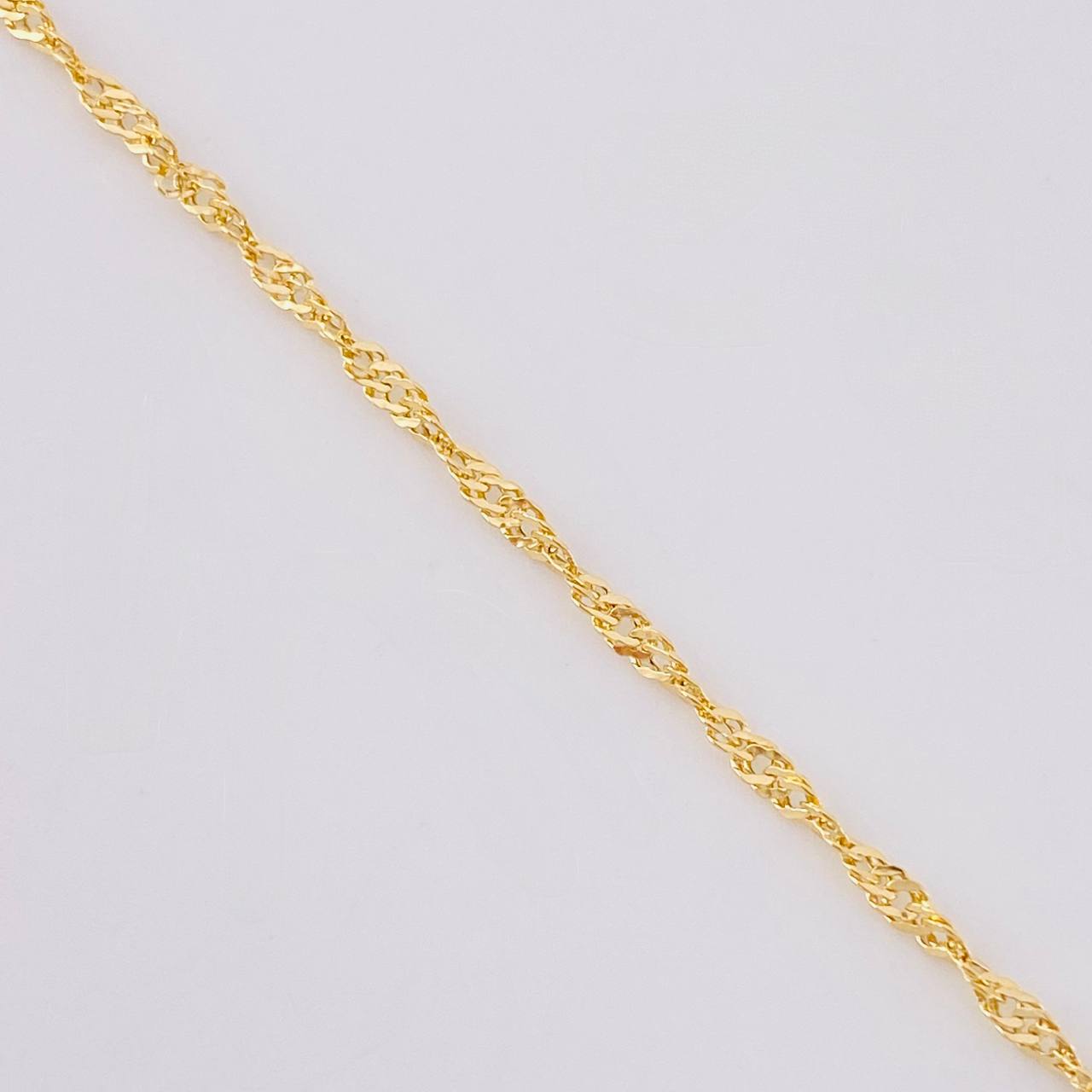 Cadena Singapur 1.65g / 50.3cm / 1.8mm Oro Amarillo 18K