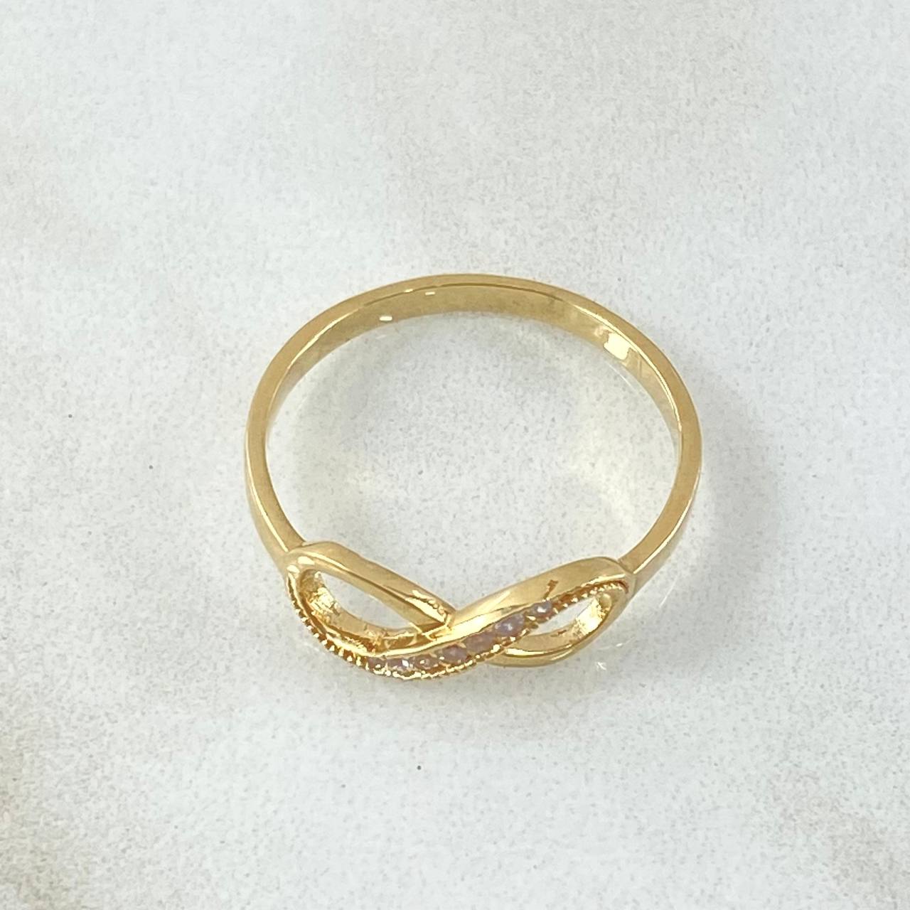 Anillo Infinito Parcial 1.75gr / T6 1/2 / Oro 18K