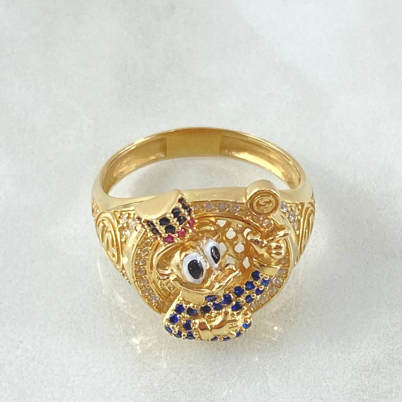 Anillo Pato Inspirado 10gr / T10 3/4 / Oro 18K