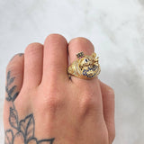 Anillo Pato Inspirado 10gr / T10 3/4 / Oro 18K