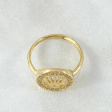 Anillo Circulo Corona 2.25gr / T5 1/2 / Oro 18K
