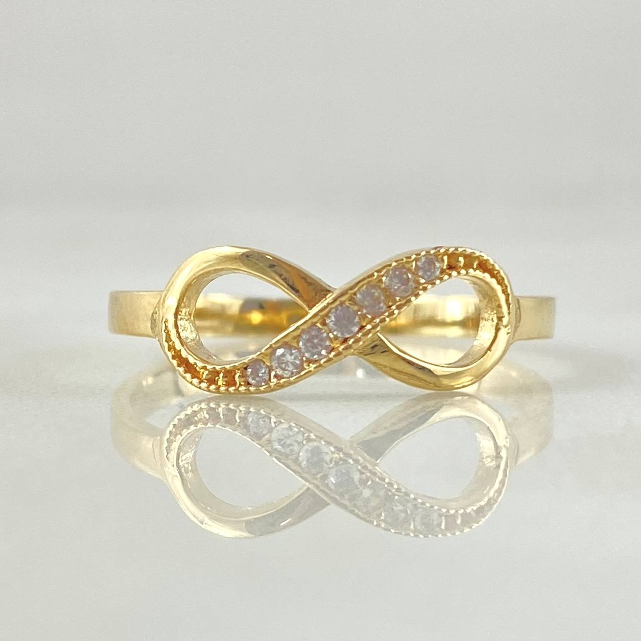 Anillo Infinito Parcial 1.6gr / T6 1/2 / Oro 18K