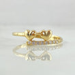 Anillo Corazones Bloqueados 1.5gr / T6 1/2 / Oro 18K