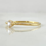 Anillo Solitario Liso Petit 1.1gr / T6 / Oro 18K