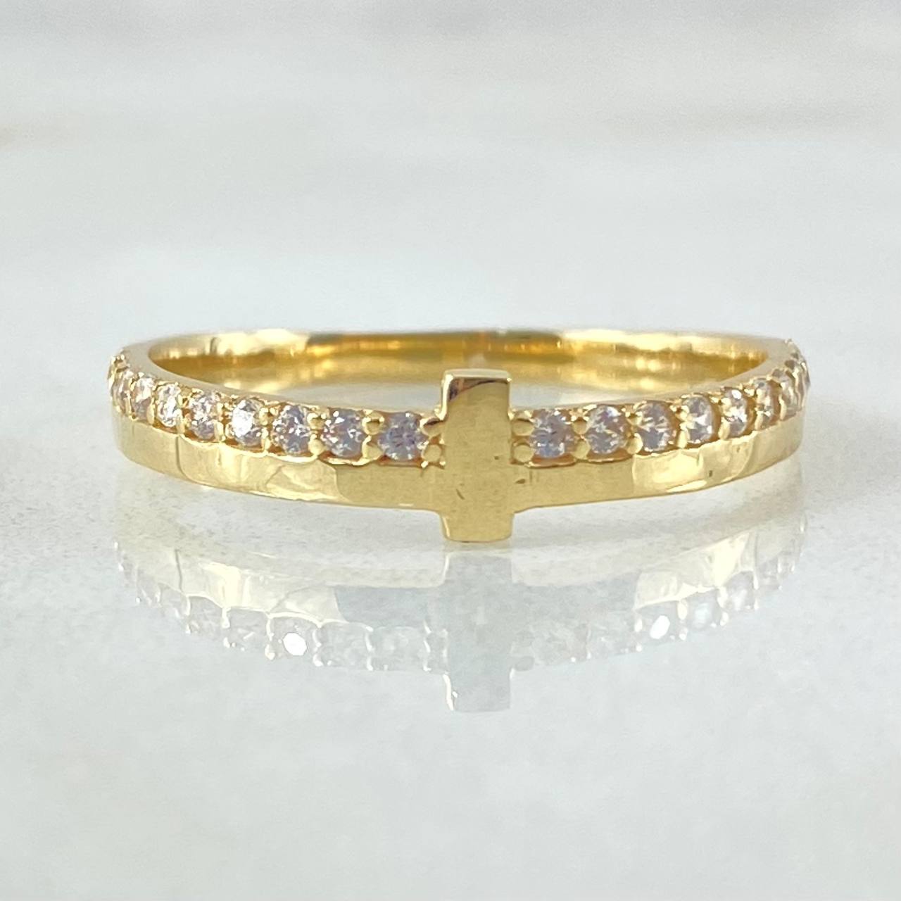 Anillo Cetro Divisorio 2.1gr / T6 3/4 / Oro 18K