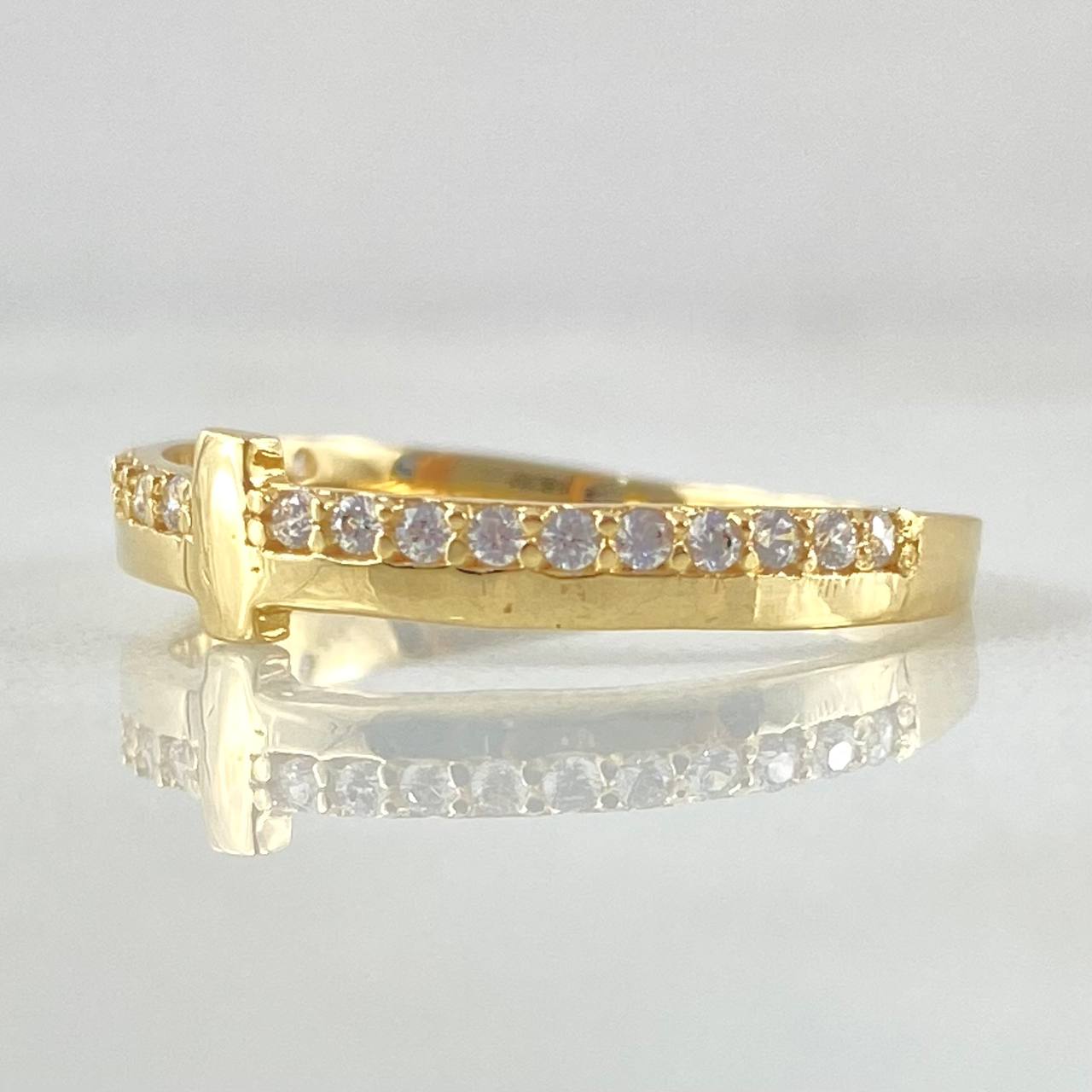 Anillo Cetro Divisorio 2.1gr / T6 3/4 / Oro 18K