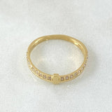 Anillo Cetro Divisorio 2.1gr / T6 3/4 / Oro 18K