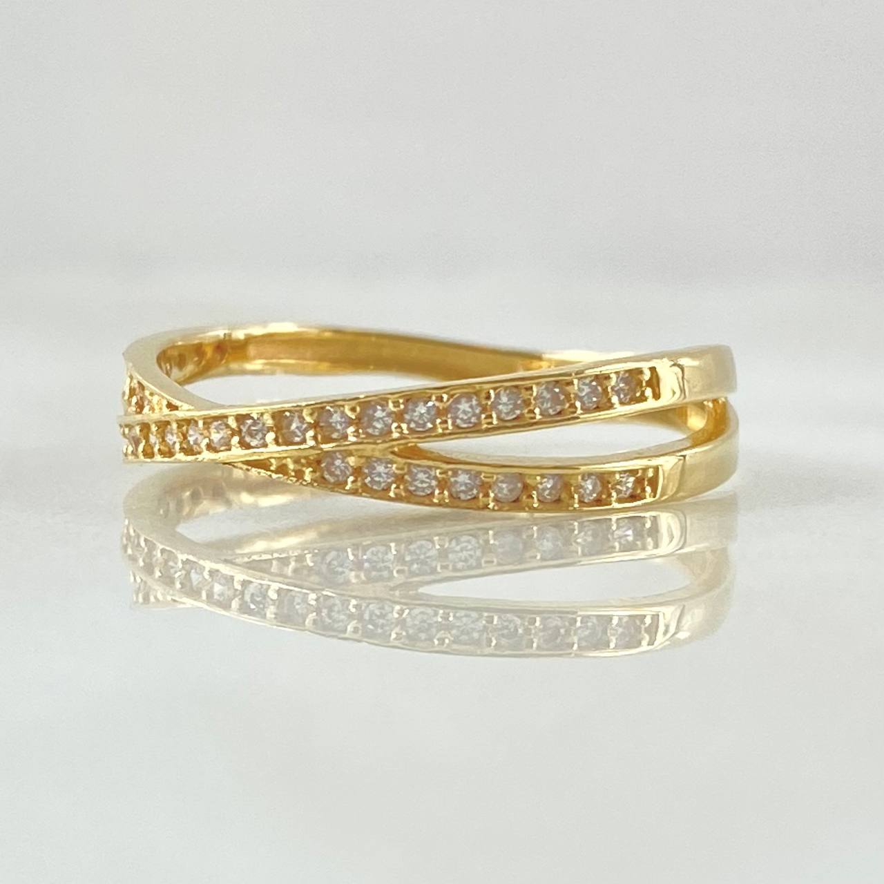 Anillo Liston Infinito 2.05gr / T7 / Oro 18K