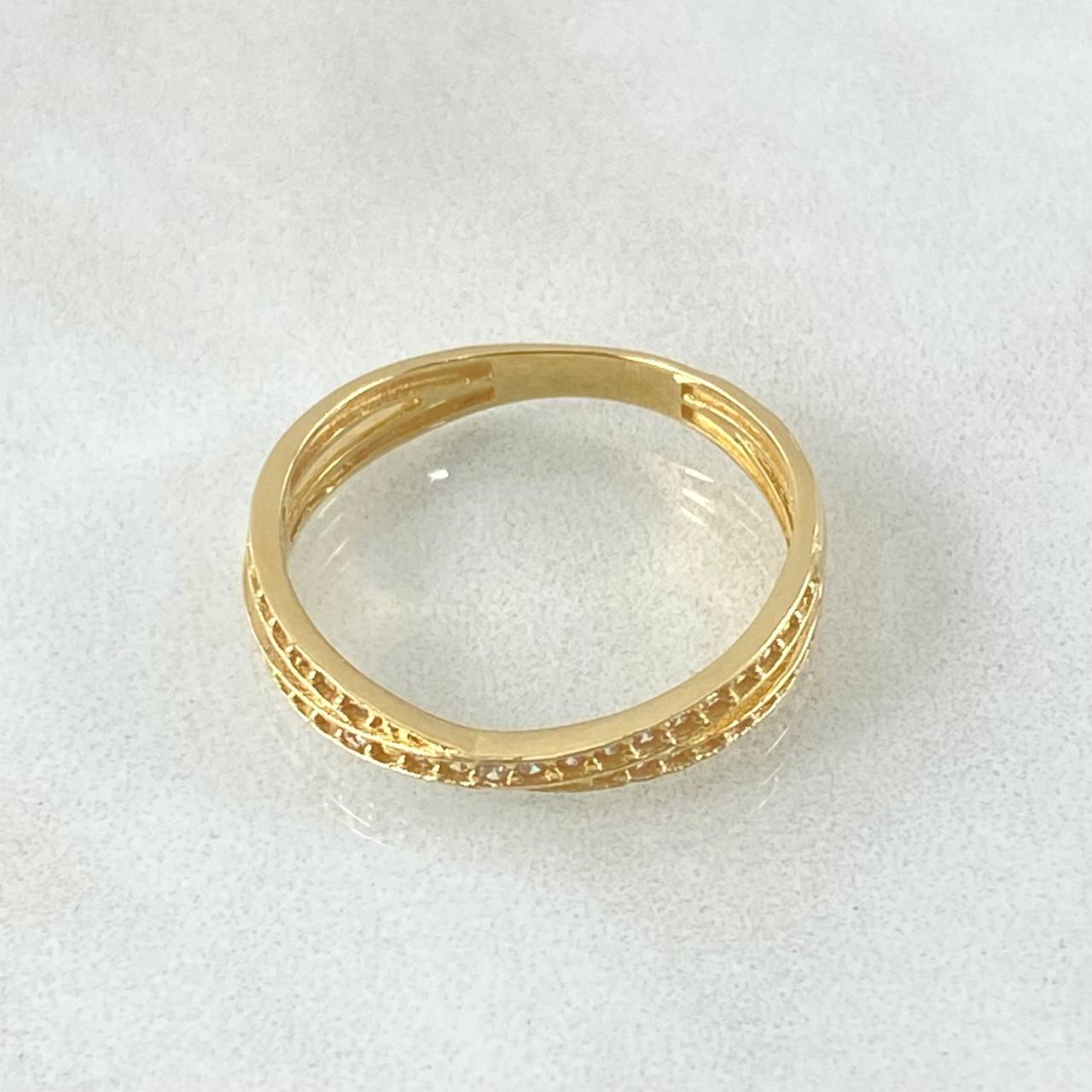 Anillo Liston Infinito 2.05gr / T7 / Oro 18K