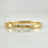 Anillo Puntos Morse 1.65gr / T6 1/2 / Oro 18K