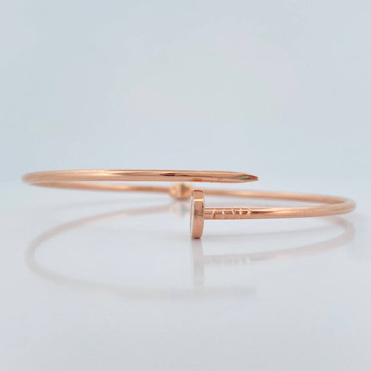 Pulso Aro Clavo 5.15 g / 17.7 cm / 1.7 mm Oro Rosa 18K