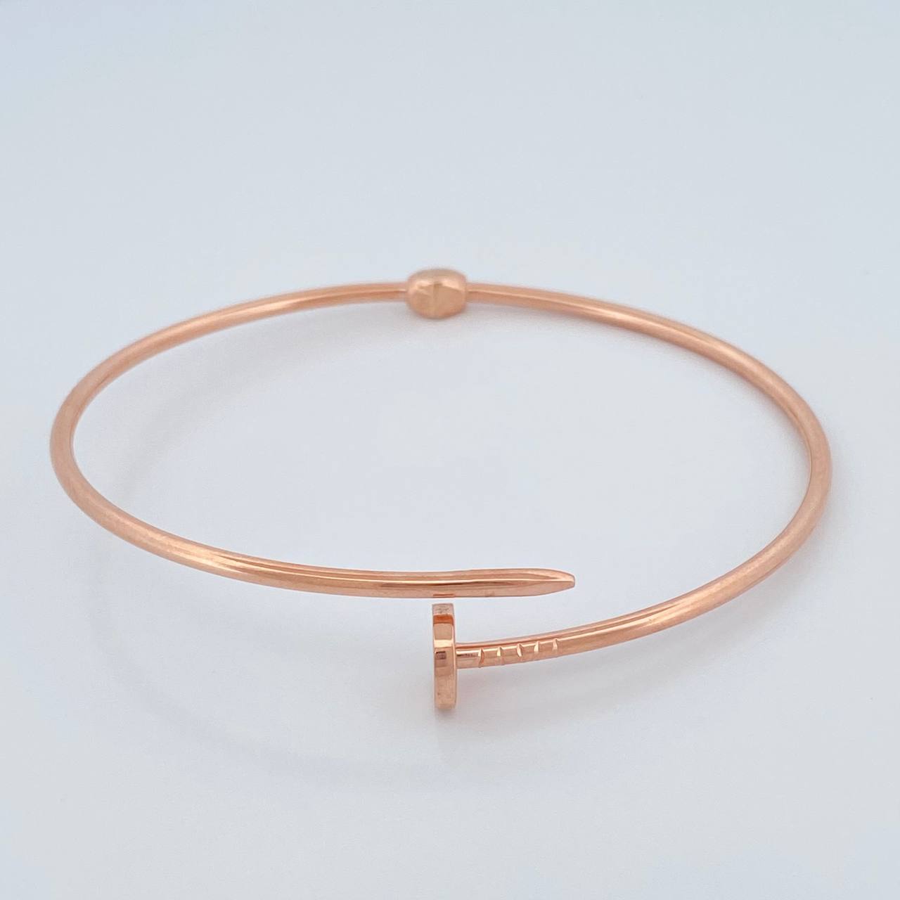 Pulso Aro Clavo 5.4 g / 18 cm / 1.7 mm Oro Rosa 18K