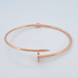 Pulso Aro Clavo 5.15 g / 17.7 cm / 1.7 mm Oro Rosa 18K