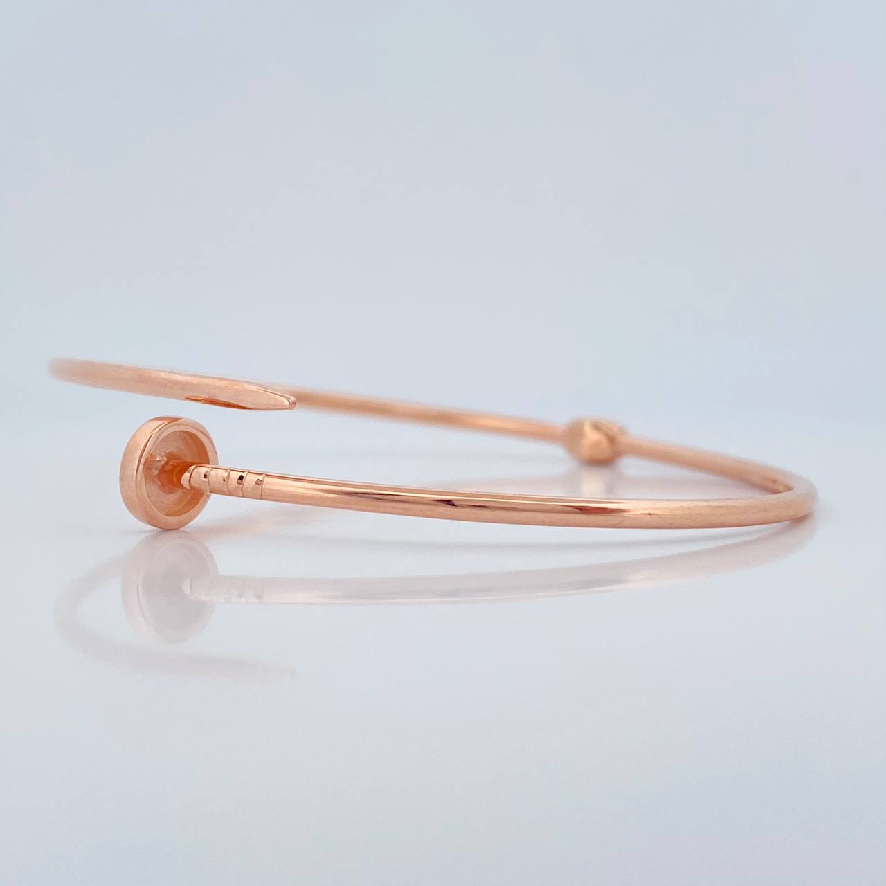 Pulso Aro Clavo 5.4 g / 18 cm / 1.7 mm Oro Rosa 18K