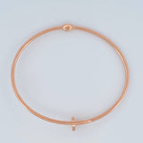 Pulso Aro Clavo 5.4 g / 18 cm / 1.7 mm Oro Rosa 18K