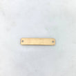 Herraje Placa Rectangular 1.05gr / 30mm*6mm Oro Amarillo