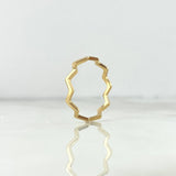 Anillo Zig-Zag 1.4gr / T8 / Oro Amarillo