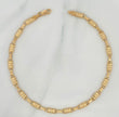 Tobillera Rustica Tornillo 5.3 g / 26.5 cm / 4.15 mm Oro Amarillo 18K