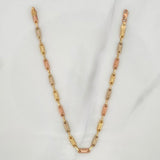 Tobillera Rustica Tribal 4.25 g / 25 cm / 3.3 mm Tres Oros 18K