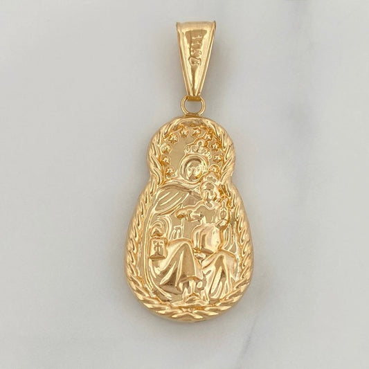 Dije Virgen Del Carmen 1.85 g / 3.5 cm Oro Amarillo 18K