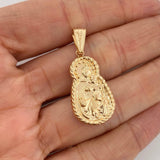 Dije Virgen Del Carmen 1.85 g / 3.5 cm Oro Amarillo 18K