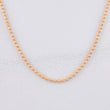 Cadena Militar 4.3g / 50cm / 1.5mm Oro Rosa 18K