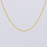 Cadena Militar 6.65g / 45cm / 1.8mm Oro Amarillo 18K